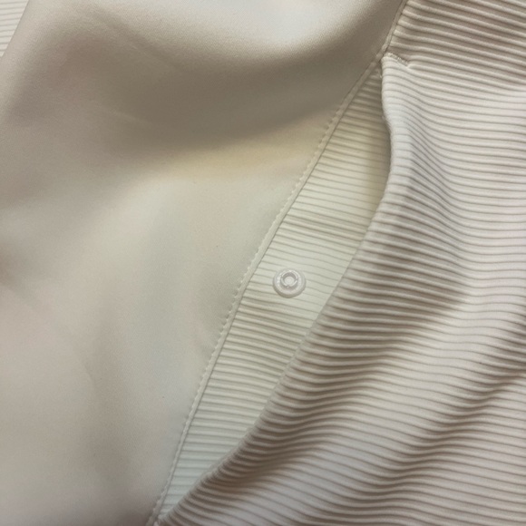 Greg Norman Collection White Zip-Up Vest Shirt Medium - Picture 9 of 10